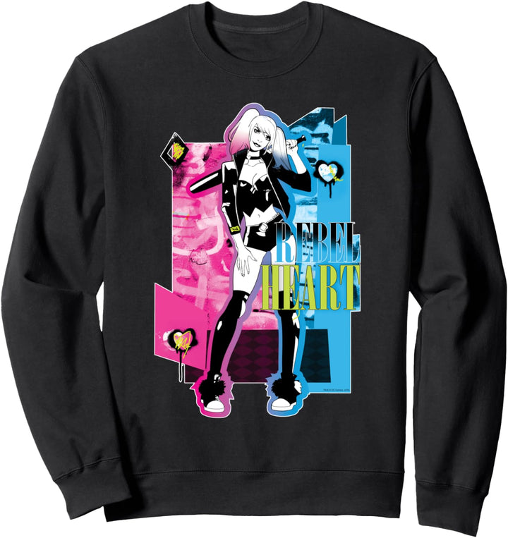 Batman Harley Quinn Rebel Heart Sweatshirt