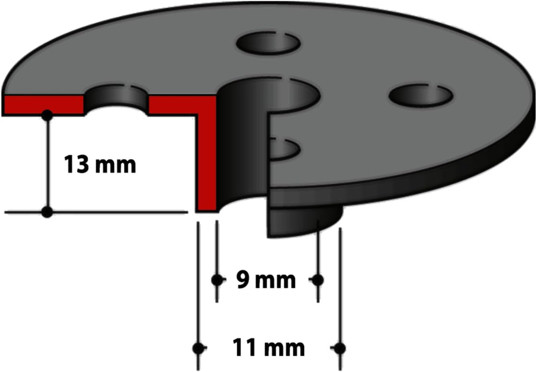 Kopierhuelse 11,0mm 11 mm, 11 mm