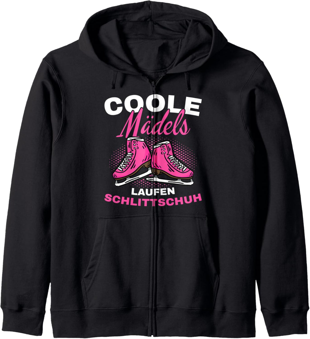 Schlittschuhe Coole Mädels Laufen Schlittschuh Eislaufen Kapuzenjacke