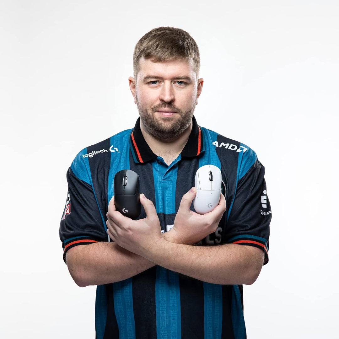 Logitech G PRO X SUPERLIGHT kabellose Gaming-Maus mit HERO 25K Sensor, Ultra-leicht mit 63g, 5 progr