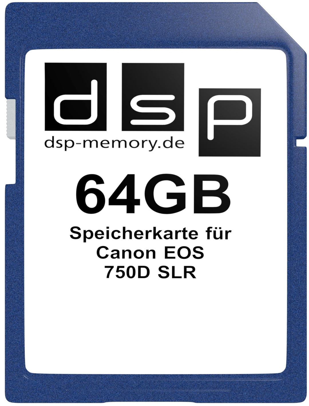 64GB Speicherkarte für Canon EOS 750D SLR, 64GB