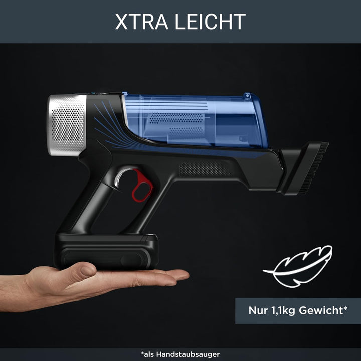 Rowenta X-Force Flex 9.60 Allergy Aqua kabelloser Akku-Stabstaubsauger, 100 Air Watt, herausnehmbare