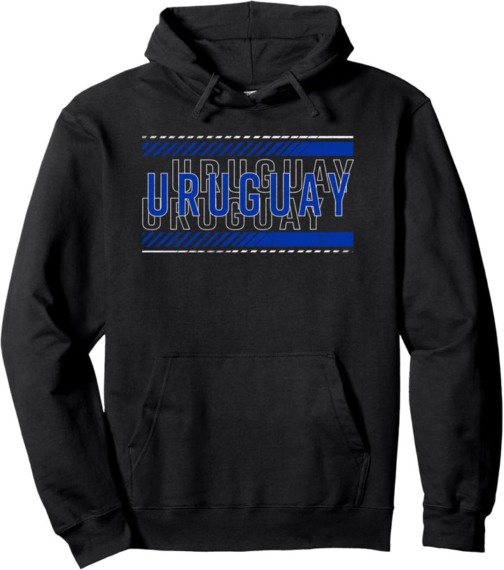 Fifth Sun Uraguay Text Overlay Pullover Hoodie