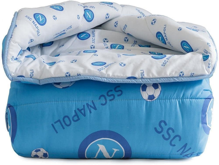 SSC Napoli Steppdecke, offizielles Lizenzprodukt, für Einzelbetten, Q045