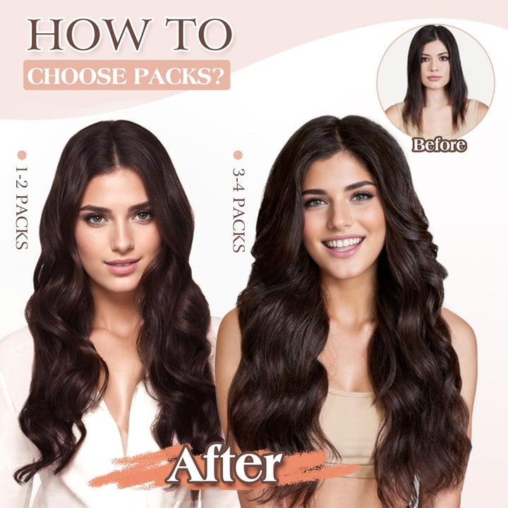 Tape In Extensions Echthaar 20pcs 50cm 50g Aschblond mit Bleichblond Invisible Tape Extensions Echth