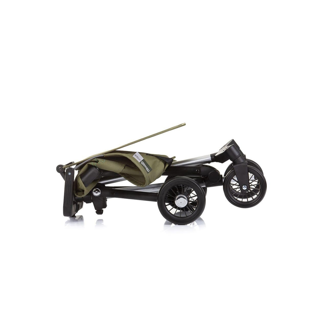 Chipolino Kinderwagen, Buggy Unique Aluminiumrahmen faltbar 3-Punkt-Gurt Tasche grün, grün