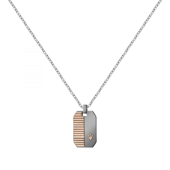 Maserati Jewels Herren Halskette aus Stahl,IP RG,IP GUN - JM222AVD01