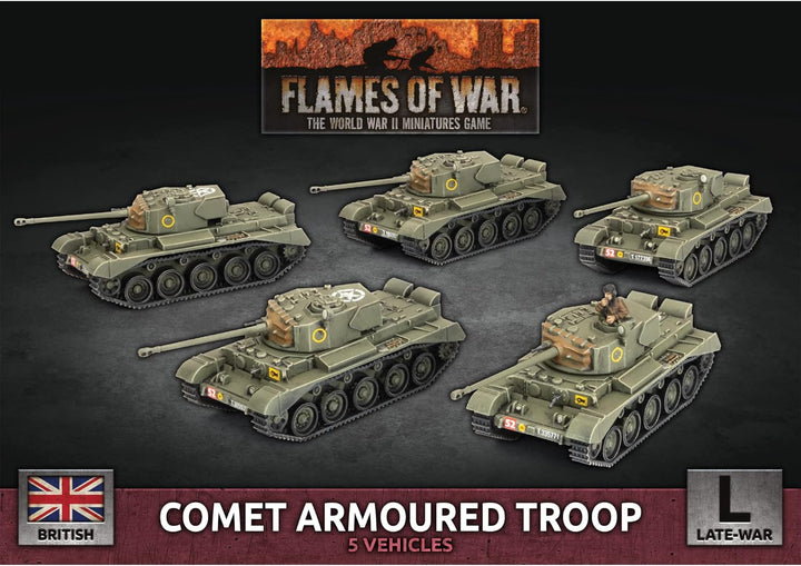 Flames of War Comet Armoured Troop
