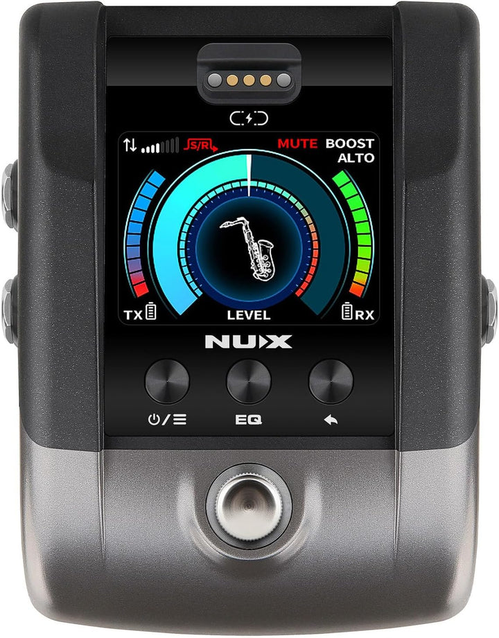NU-X B-6 Pro Kabelloses Saxophon- und Trompeten-Mikrofonsystem, professionelles 2,4 GHz digitales Au