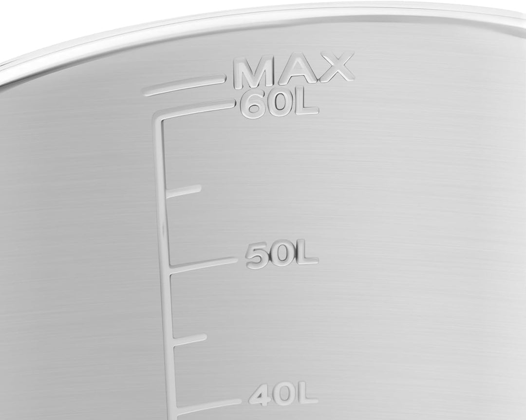 70L Suppentopf, Grosse Kapazität Gastronomie Kochtopf mit Campingkochtopf Cooking Pot, Griffen Ausge