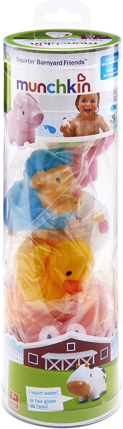 Munchkin „Farmyard Friends“-Badespielzeug Farm, 8 Pack, Farm, 8 Pack