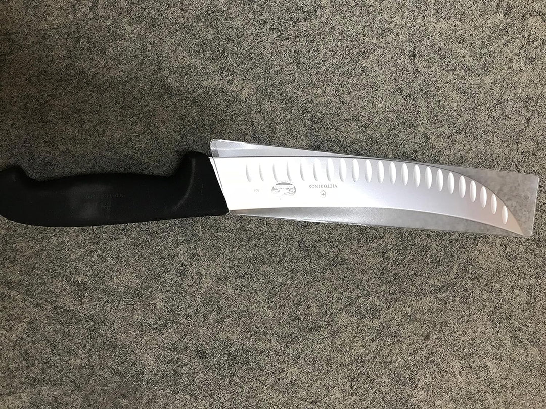 Victorinox, coltello da cucina con lama alveolata in acciaio inox, nero, standard
