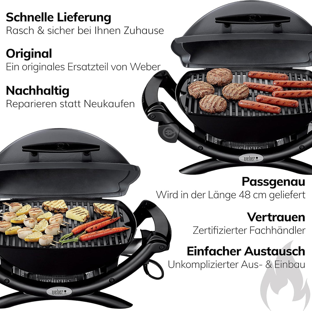 Weber Heizelement [Original Ersatzteil] für Elektrogrill Q 240 und 2400 66816 [1 Stück] mit Schraube