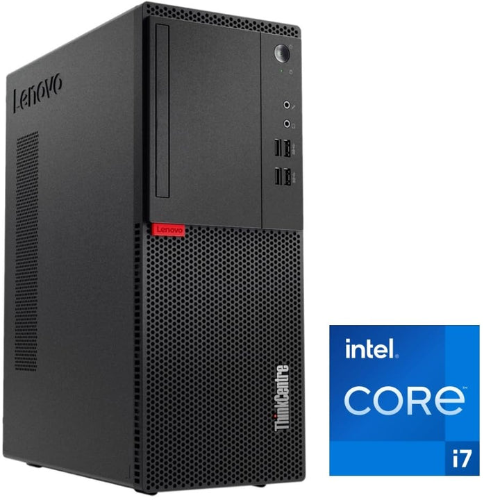 Lenovo - Schneller PC mit Intel Core i7 6700 - Desktop Computer + Silent Rechner für Büro & Home Off