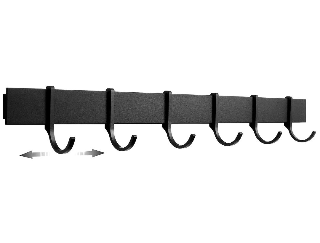 Designfabrik Hamburg Hakenleiste 40cm Küchenleiste selbstklebend Küche Hängeleiste Stange für Küchen