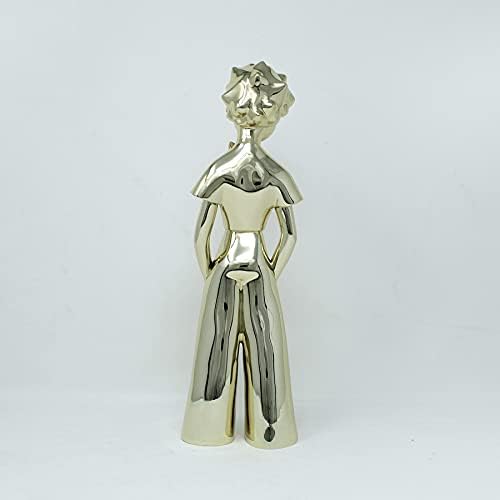 NEAMEDIA THE CHARACTER COMPANY Der kleine Prinz Skulptur – Figur 30 cm – Gold Edition – Deko-Objekt
