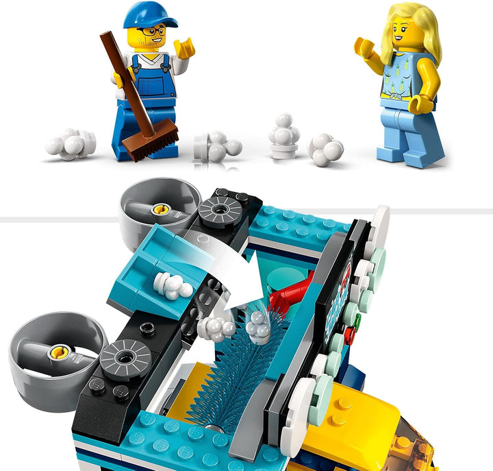 LEGO City Autowaschanlage, Set mit Spielzeugauto für Kinder ab 6 Jahren, Jungen & Mädchen, funktioni