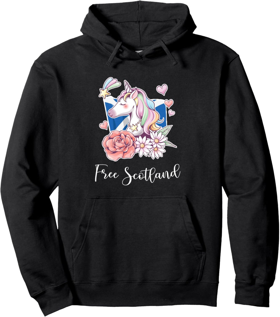 Einhorn träumt von einem freien Schottland - Scottish Independence Pullover Hoodie