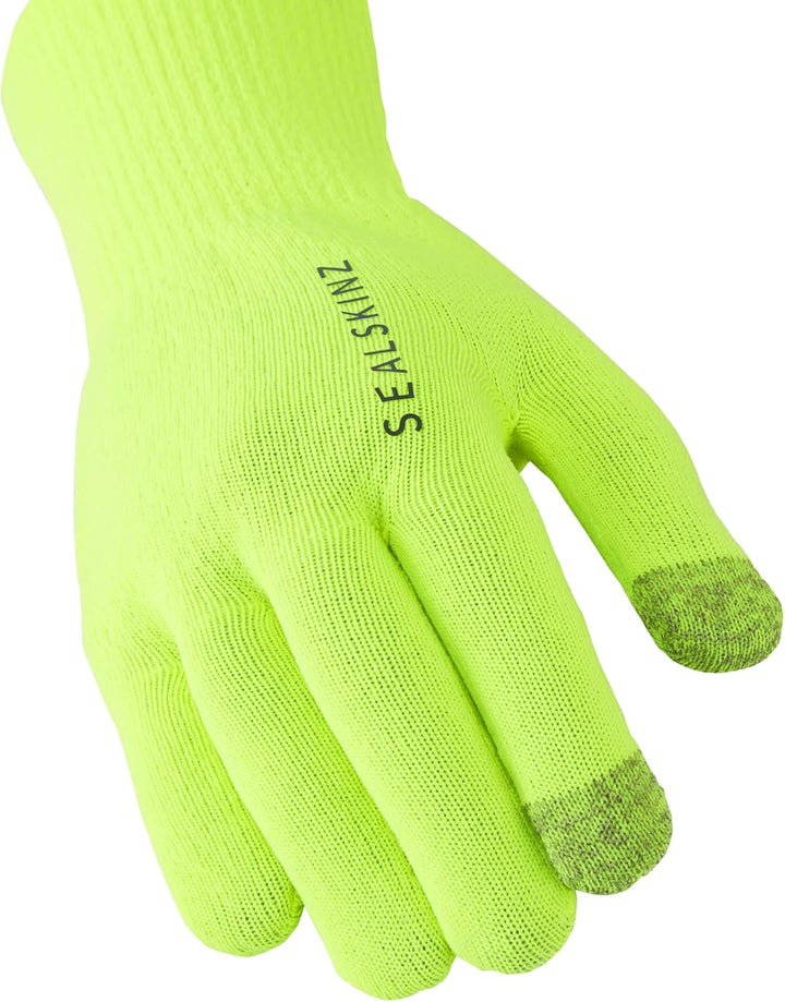 SEALSKINZ Unisex Allwetter Ultra Grip-Strickhandschuh M Neon Yellow, M Neon Yellow