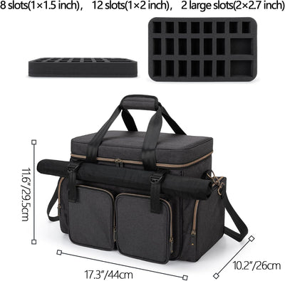 Trunab Tabletop RPG Adventurer's Bag Kompatibel mit Dungeons and Dragons, DND Gaming Travel Bag mit