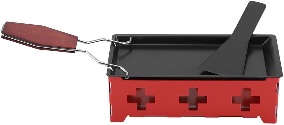 Käse Raclette, tragbare Antihaft-Käse Raclette Rotaster Backblech Herd Set Home Küche Grillwerkzeug