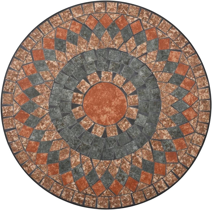 vidaXL Mosaik Bistrotisch Gartentisch Balkontisch Mosaiktisch Terrassentisch Tisch Beistelltisch Gar