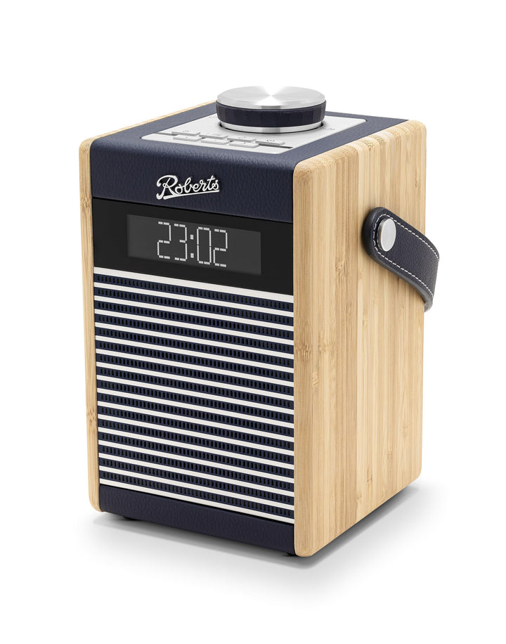 Rambler Midi Retro-Radiowecker, tragbar, Dab+/FM/Bluetooth, Marineblau