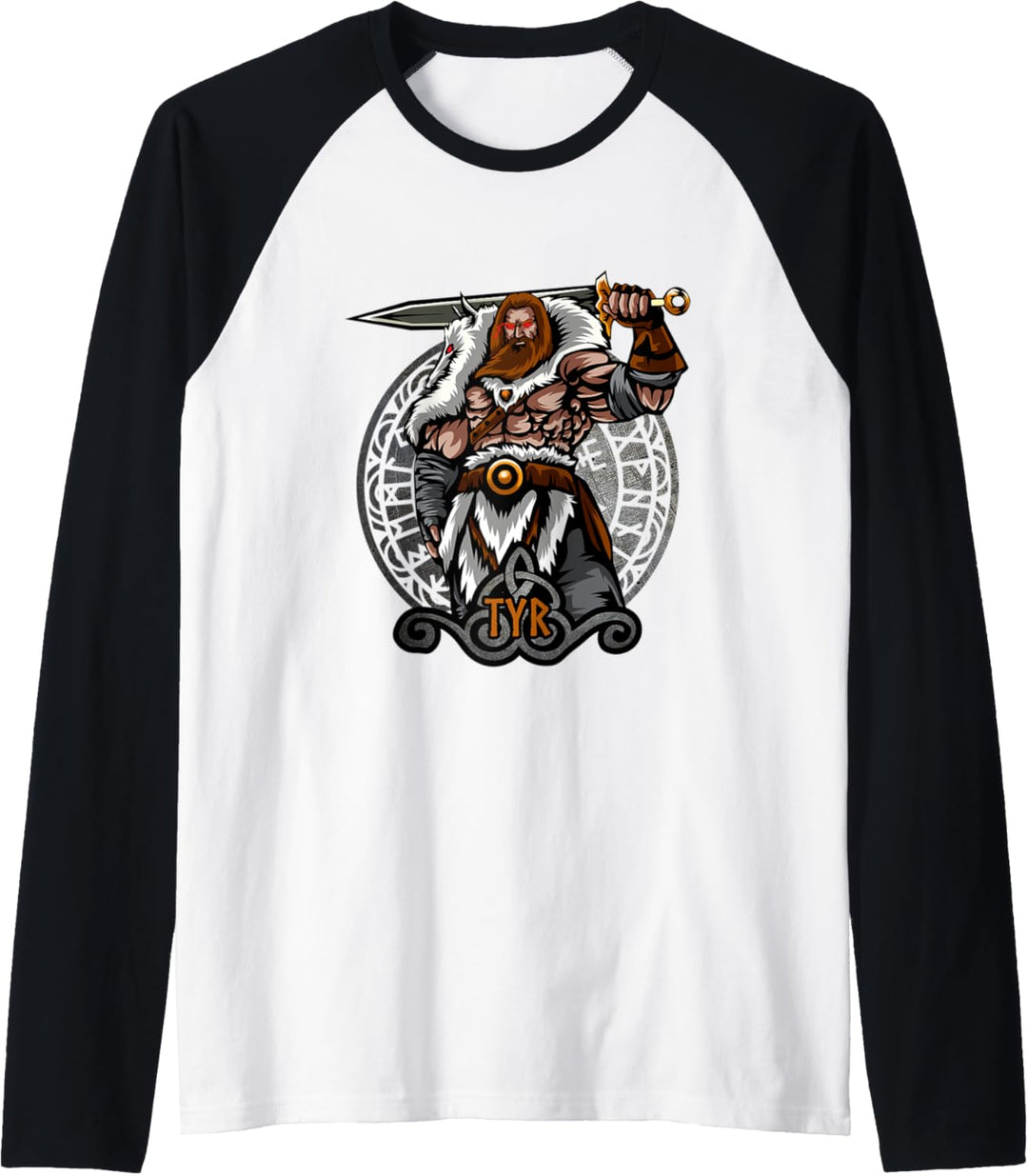 Tyr Norse Mythologie Valhalla Viking Nordic God Raglan