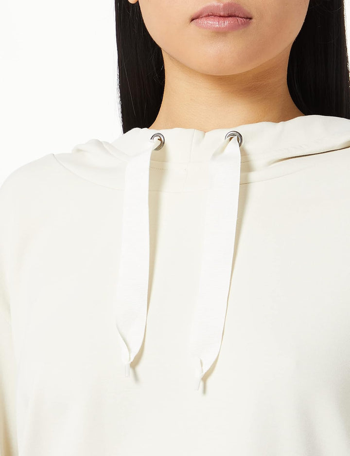 SISLEY Damen Hooded Sweatshirt, L Creamy White 0l8