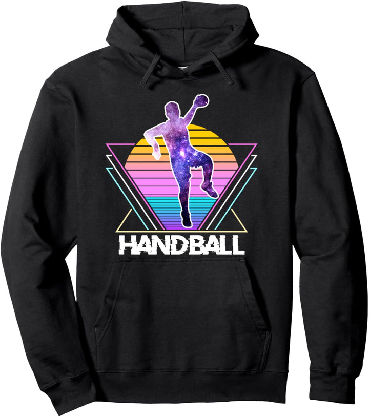 Handballsport Retro Vintage Vaporwave 90er Jahre Pullover Hoodie