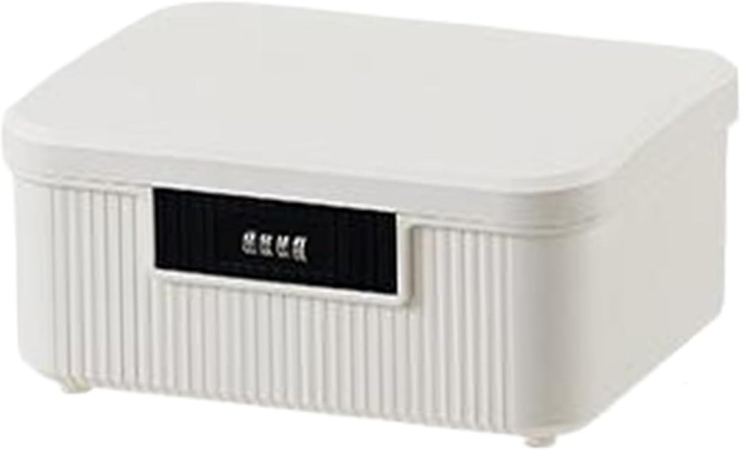 Abschliessbare Medikamentenbox 9 l doppelschichtige Box mit Zahlenschloss robuste abschliessbare Auf