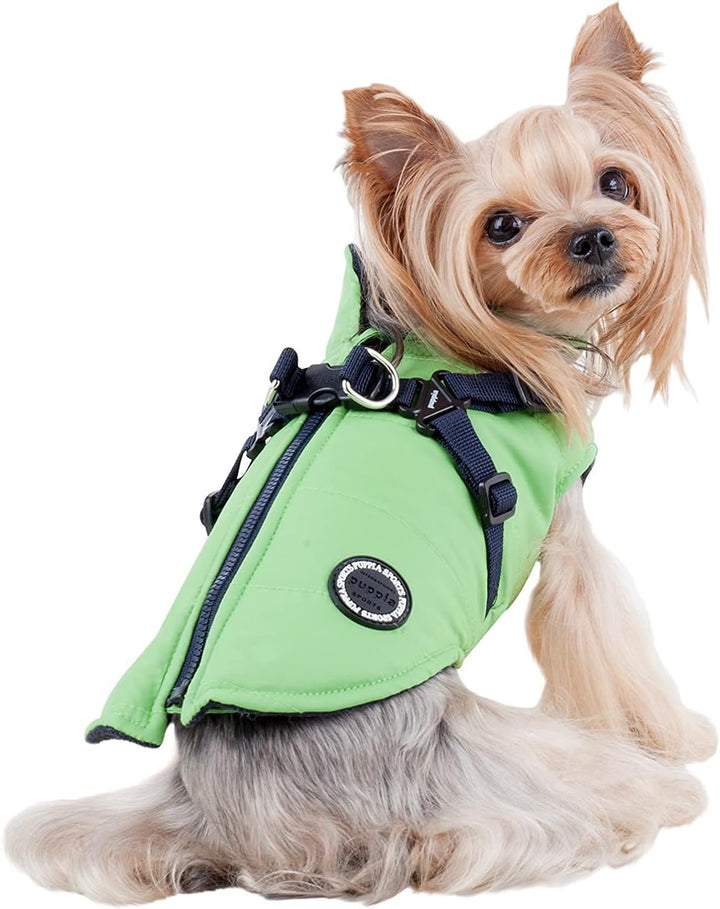 Puppia Authentische Winterweste, Mountaineer II, Small, grün Grün S, Grün S