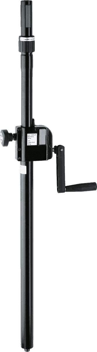 König & Meyer K&M 21340 Distanzrohr mit Kurbel und »Ring Lock« Schwarz 920 - 1520 mm M20, 920 - 1520