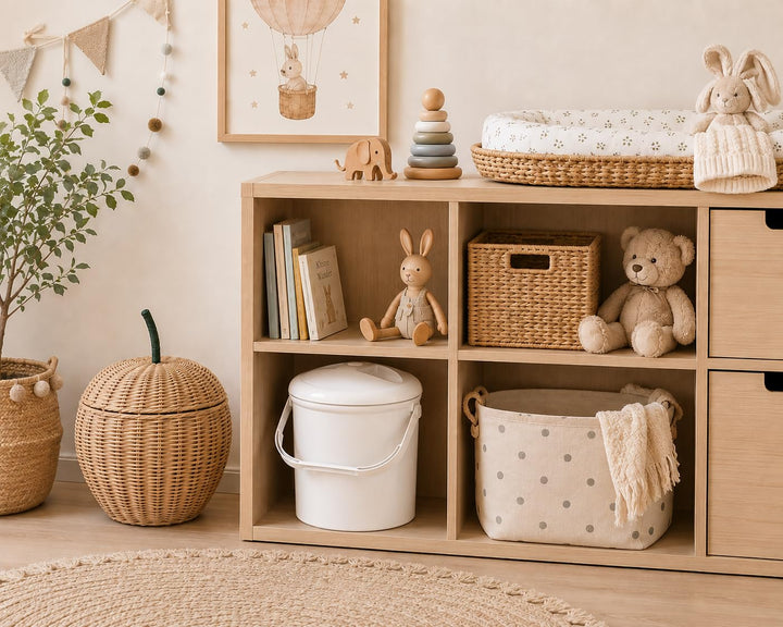 Rotho Babydesign, Bella Bambina, Kunststoff-Windeleimer geruchsdicht ohne Nachfüllkassetten, umweltf
