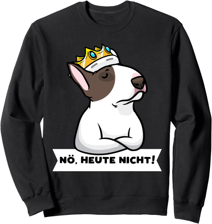 Sturer Miniatur Bullterrier Hund Sweatshirt