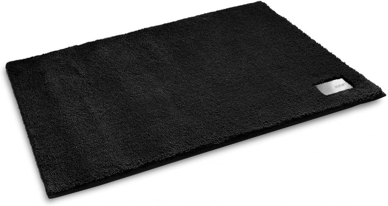 Joop! Badteppich Luxury schwarz, 50x60 cm Schwarz 50x60 cm, Schwarz 50x60 cm