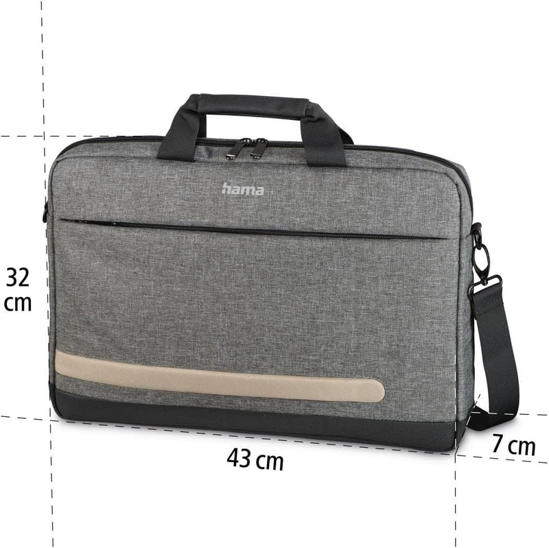 Hama Laptop Tasche Terra bis 15.6 Zoll (Notebook Tasche für Laptop, Tablet, MacBook, Chromebook bis