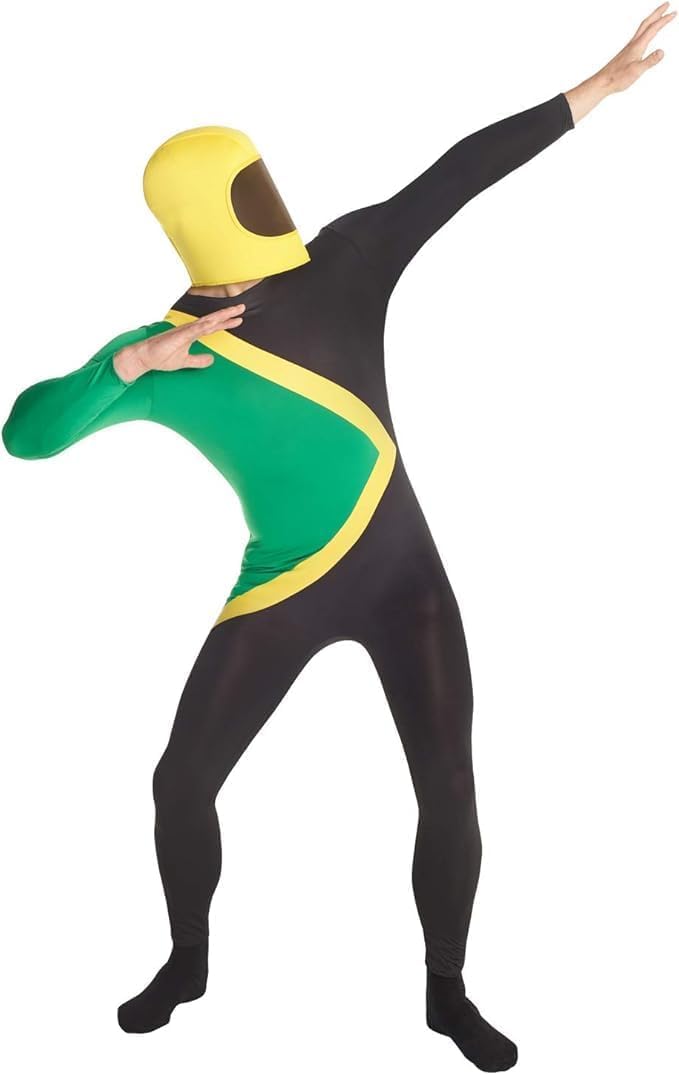 Morph Costumes - Jamaikanisch Bobsled Kostüm XL Jamaikanisch Anzug, XL Jamaikanisch Anzug