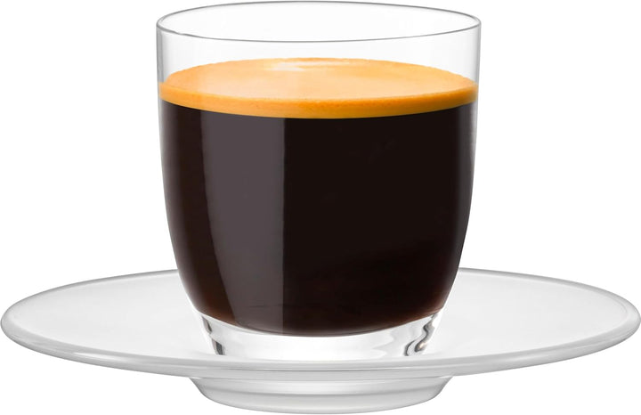Set 2 Espressobecher 100ml mit satiniertem Teller 109/6 -im Geschenkkarton- SUPERIOR SENSIS PLUS Eis