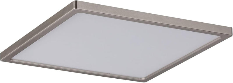 Paulmann 92939 LED Panel Areo eckig incl. 1x12 Watt IP44 dimmbar Deckenlampe Nickel matt Deckenleuch