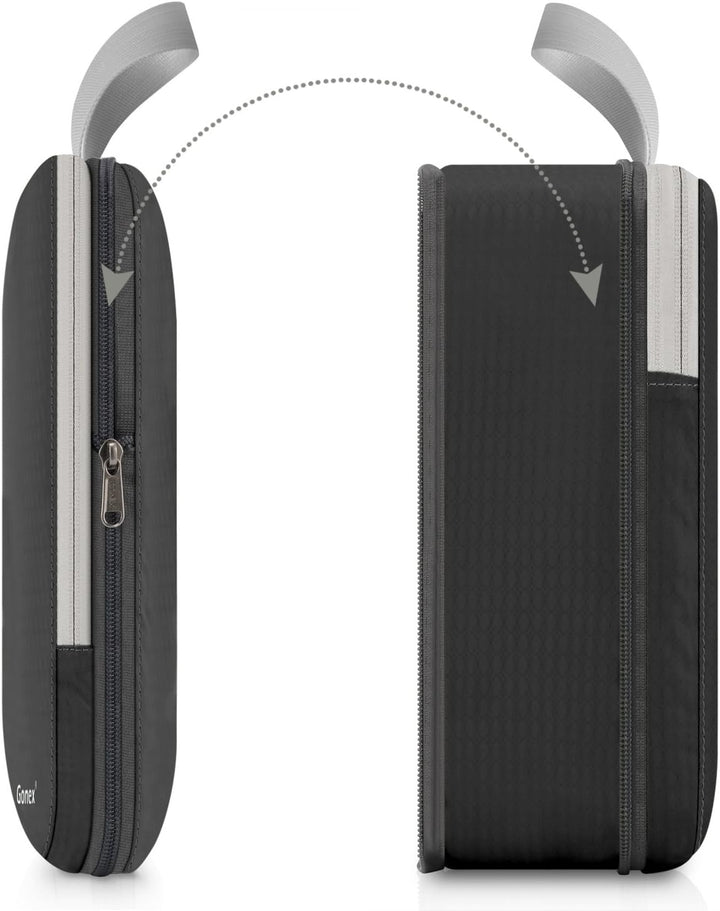 Compression Packing Cubes 3/4er Set, Gonex Kleidertaschen 4-teilig Verpackungswürfel, Kleidertaschen