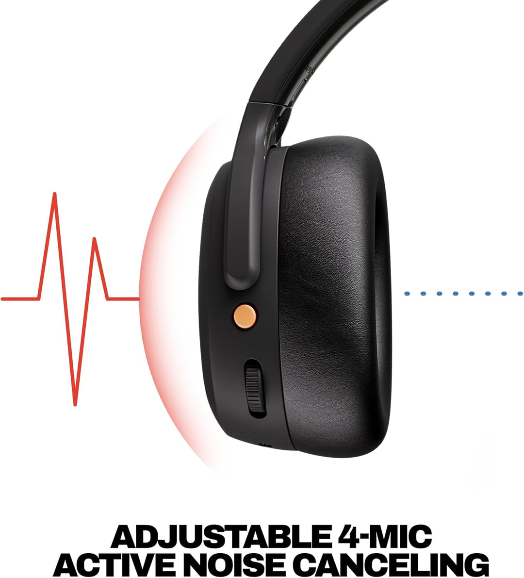 Skullcandy Crusher ANC 2 Over-Ear Noise Cancelling Wireless-Kopfhörer mit Sensory Bass, 50 Std. Akku