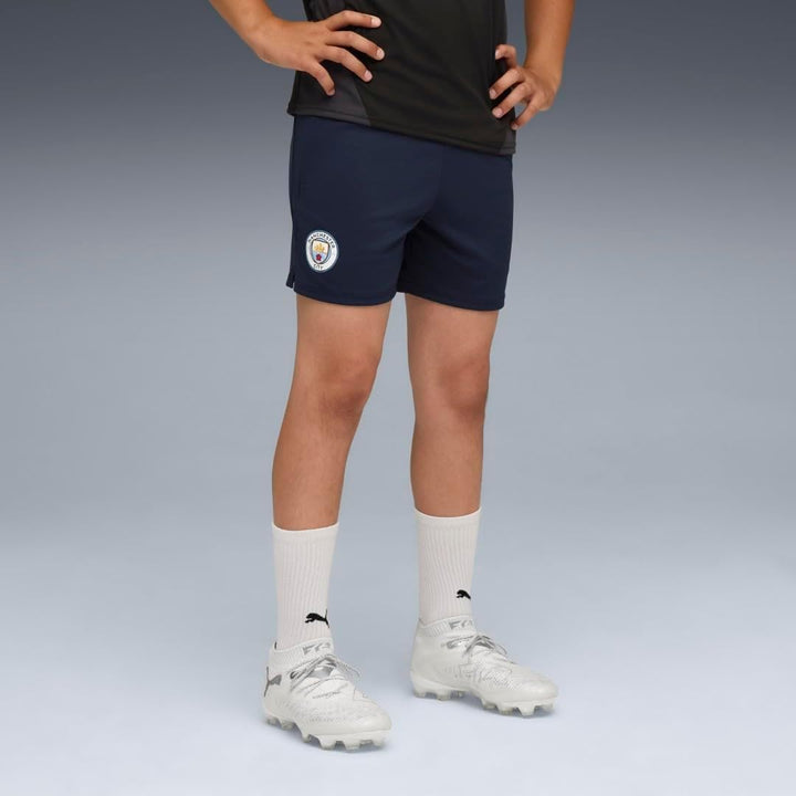 Puma Manchester City FC Kinder Trainingshorts mit Tasche 25/26 152 Deep Navy, 152 Deep Navy