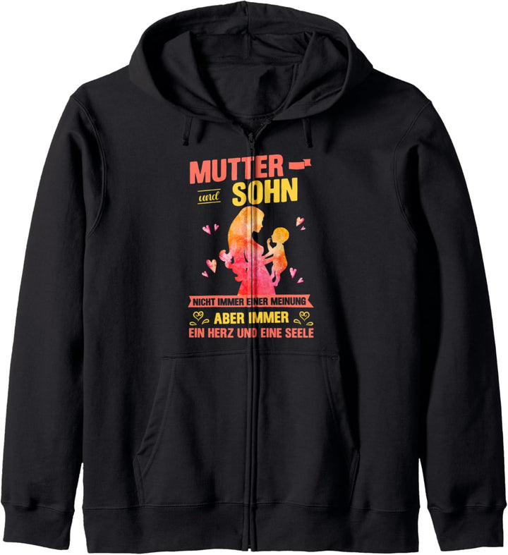 Muttertag Mama Mutter Damen Frauen Sohn Mama Kapuzenjacke