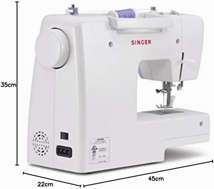 Singer Simple 3232 Nähmaschine, Kunststoff, lila, 45 x 22 x 35 cm Einfach, Einfach