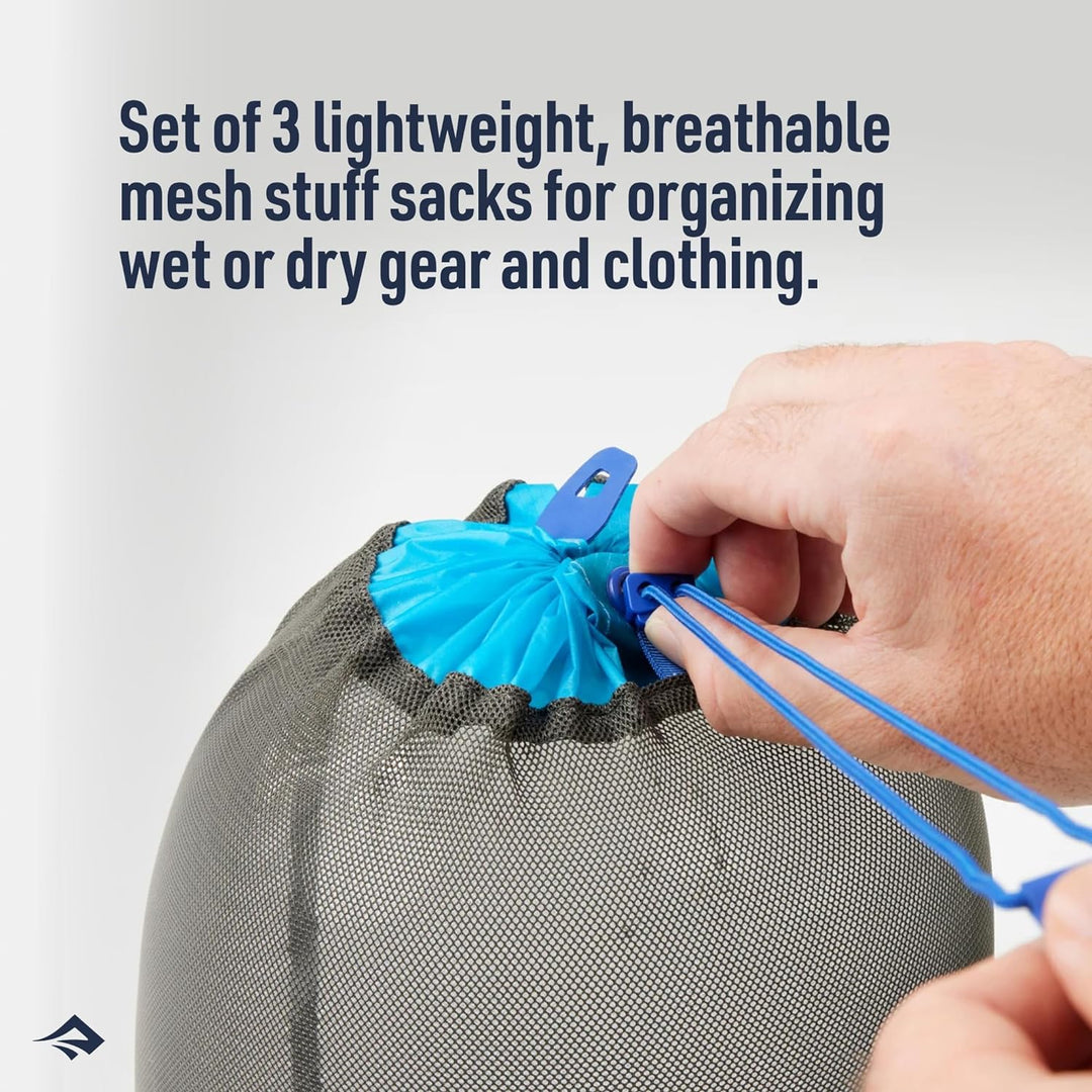 Sea To Summit Mesh Stuff Sack Set (5/8 / 13 Liter) Einheitsgrösse, Einheitsgrösse