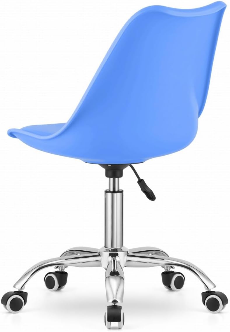 NMK HOME Drehstuhl mit Rollen 360 ° - Schreibtischstuhl Höhenverstellbar - Schreibtisch Stuhl für Ar