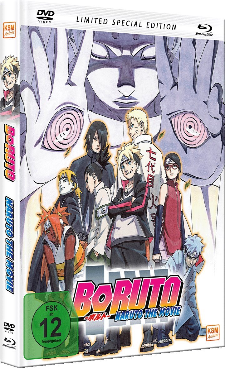 Boruto - Naruto The Movie (2015) Mediabook [DVD+ BD mit integriertem Booklet + Bonus Postkarte] [Blu
