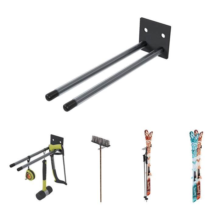 QLS Skihalterung N2 Skiwandhalter Skihalter Skiträger Wandhalter Skiaufbewahrung 22 cm
