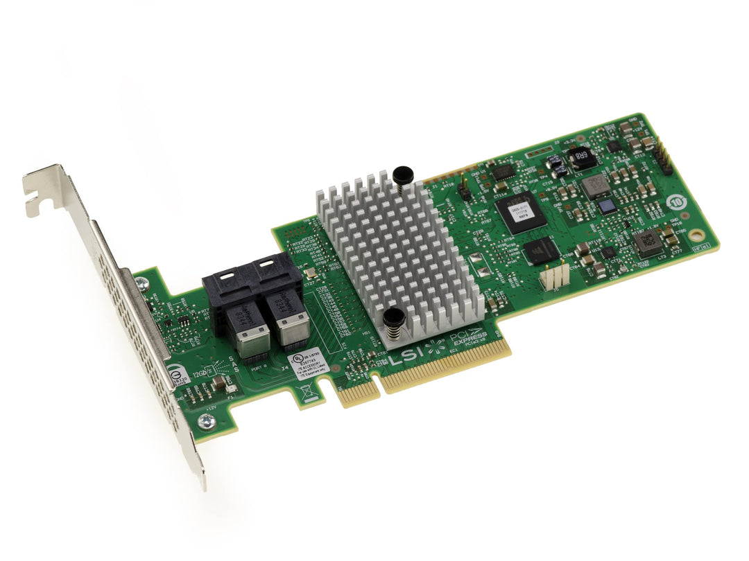 KALEA-INFORMATIQUE PCIe 3.0 SAS 12GB Controller-Karte mit 8 internen Ports und RAID 0 1 5 10 50 JBOD